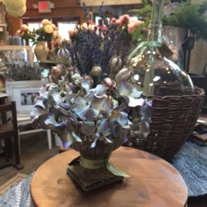 Dried flowers in home accents